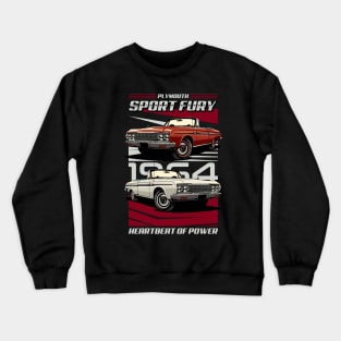 Plymouth Sport Fury Classic Car Crewneck Sweatshirt